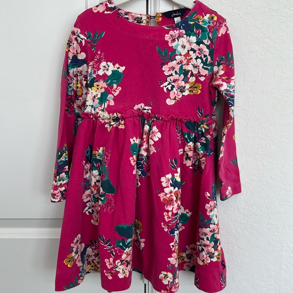 Joules Girls Jersey Knit Swing Dress, Size 6y